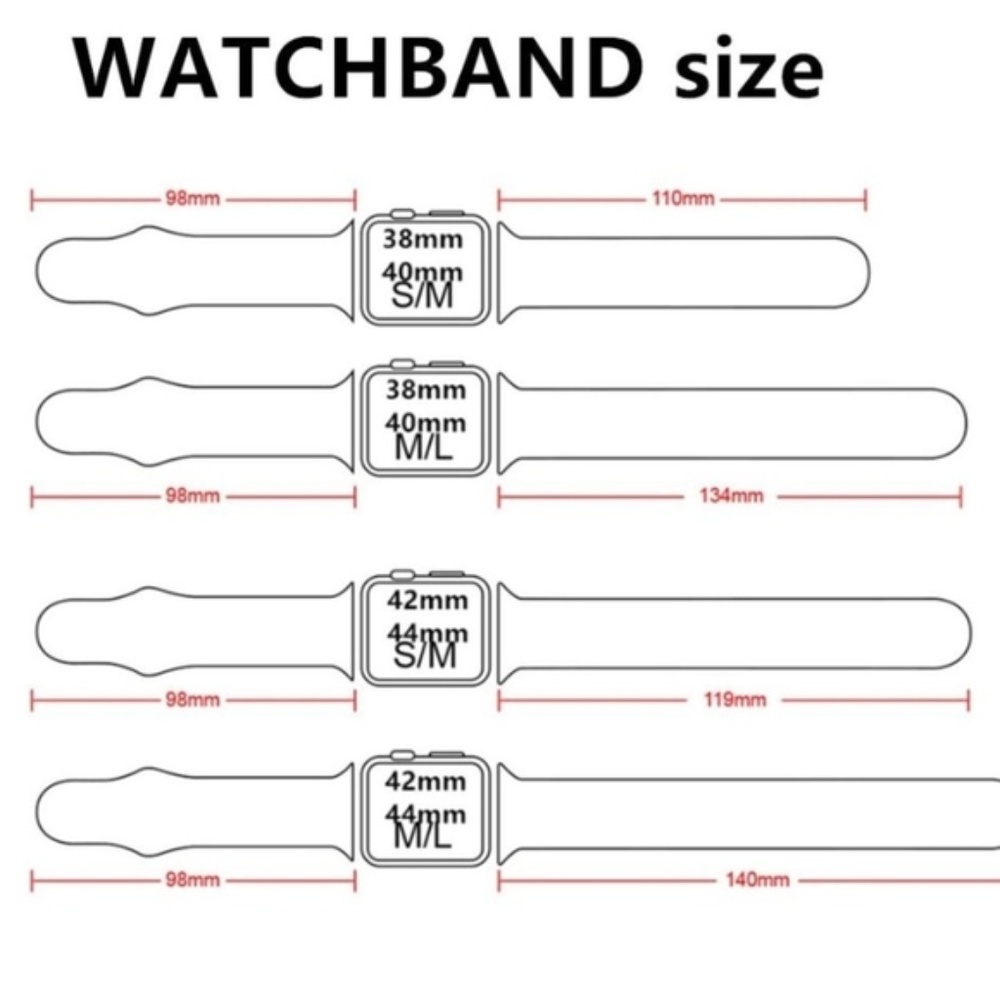 NEW[BAND] DF Sport Silicone For Apple Watch - Picture 3 of 4